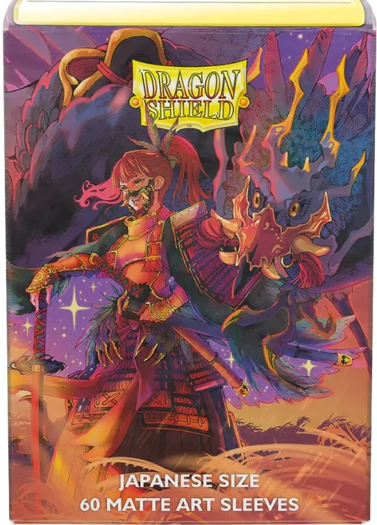 Arcane Tinmen - Dragon Shield Art Sleeves - Japanese Size - Matte - The Fallen - Package of 60