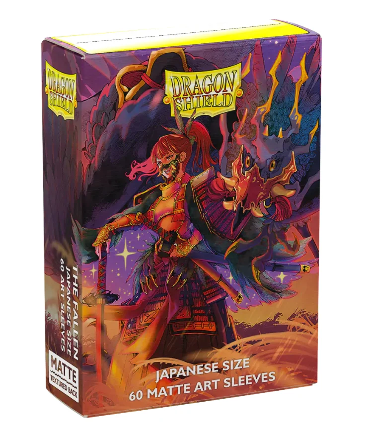 Arcane Tinmen - Dragon Shield Art Sleeves - Japanese Size - Matte - The Fallen - Package of 60 - Image 2