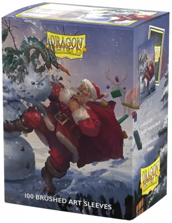 Arcane Tinmen - Dragon Shield Art Sleeves - Standard Size - Brushed Art - Christmas 2025 - Package of 100