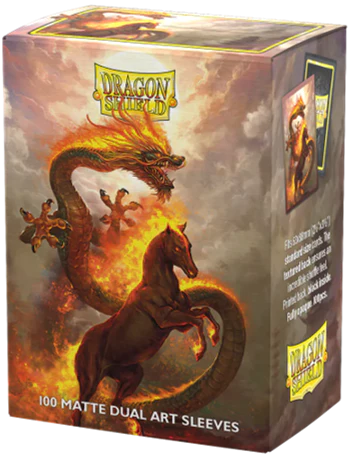 Arcane Tinmen - Dragon Shield Art Sleeves - Standard Size - Matte - Year of the Horse 2025 - Package of 100
