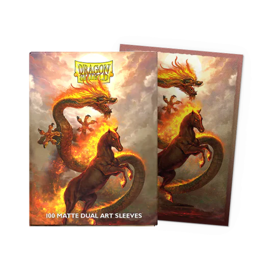Arcane Tinmen - Dragon Shield Art Sleeves - Standard Size - Matte - Year of the Horse 2025 - Package of 100 - Image 2