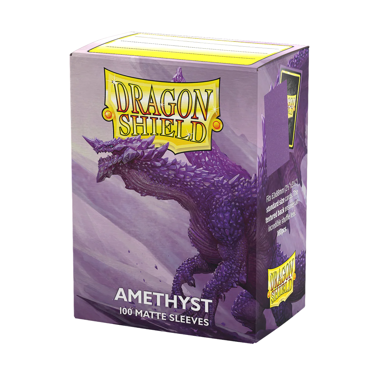 Arcane Tinmen - Dragon Shield Sleeves - Standard Size - Matte - Amethyst - Package of 100 - Image 4