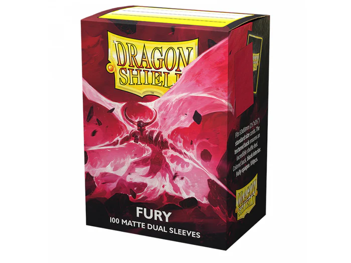 Arcane Tinmen - Dragon Shield Dual Sleeves - Standard Size - Matte - Fury - Package of 100