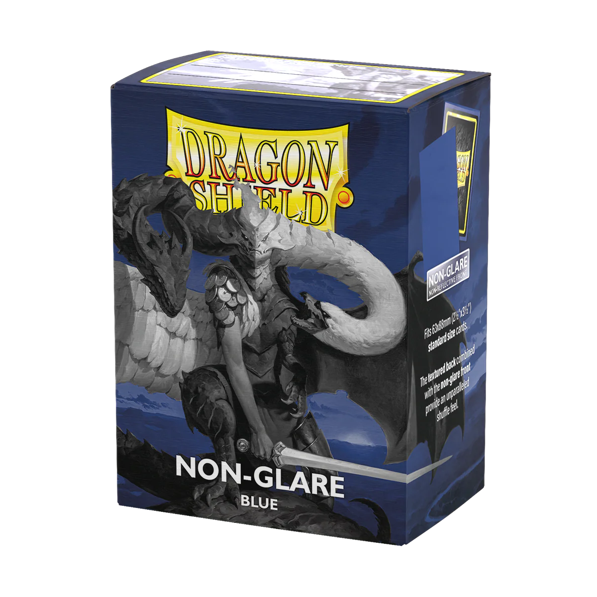 Arcane Tinmen - Dragon Shield Non-Glare Sleeves - Standard Size - Matte - Blue - Package of 100 - Image 2