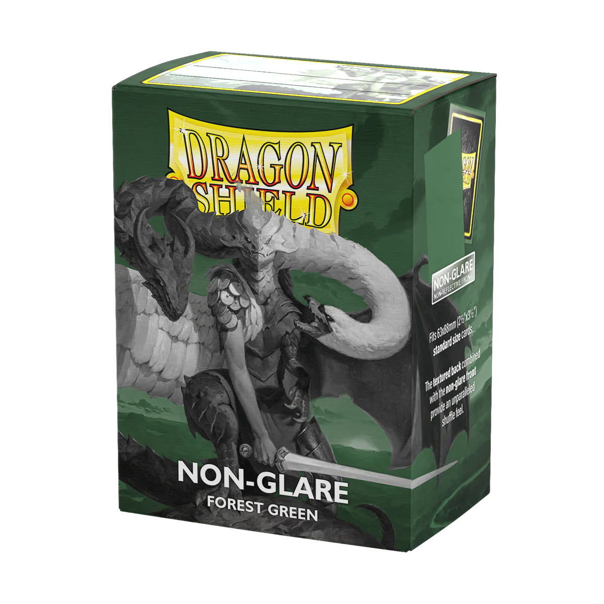 Arcane Tinmen - Dragon Shield Non-Glare Sleeves - Standard Size - Matte - Forest Green - Package of 100 - Image 2