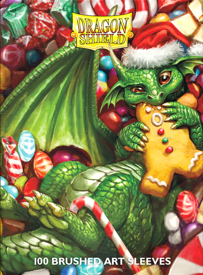 Arcane Tinmen - Dragon Shield Art Sleeves - Standard Size - Brushed Art - Christmas 2024 - Package of 100 - Image 2