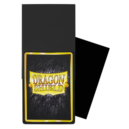 Arcane Tinmen - Dragon Shield Sleeves - Standard Size - Perfect Fit Thick - Black - Package of 100 - Image 2