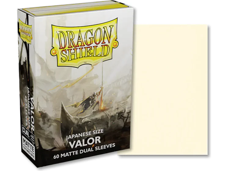 Arcane Tinmen - Dragon Shield Dual Sleeves - Japanese Size - Matte - Valor - Package of 60 - Image 4