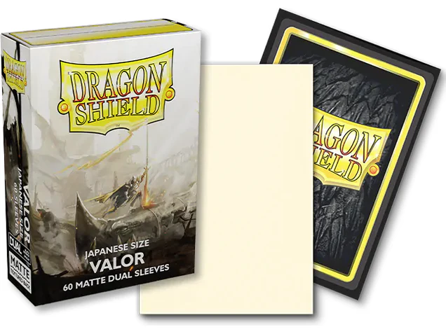 Arcane Tinmen - Dragon Shield Dual Sleeves - Japanese Size - Matte - Valor - Package of 60 - Image 6