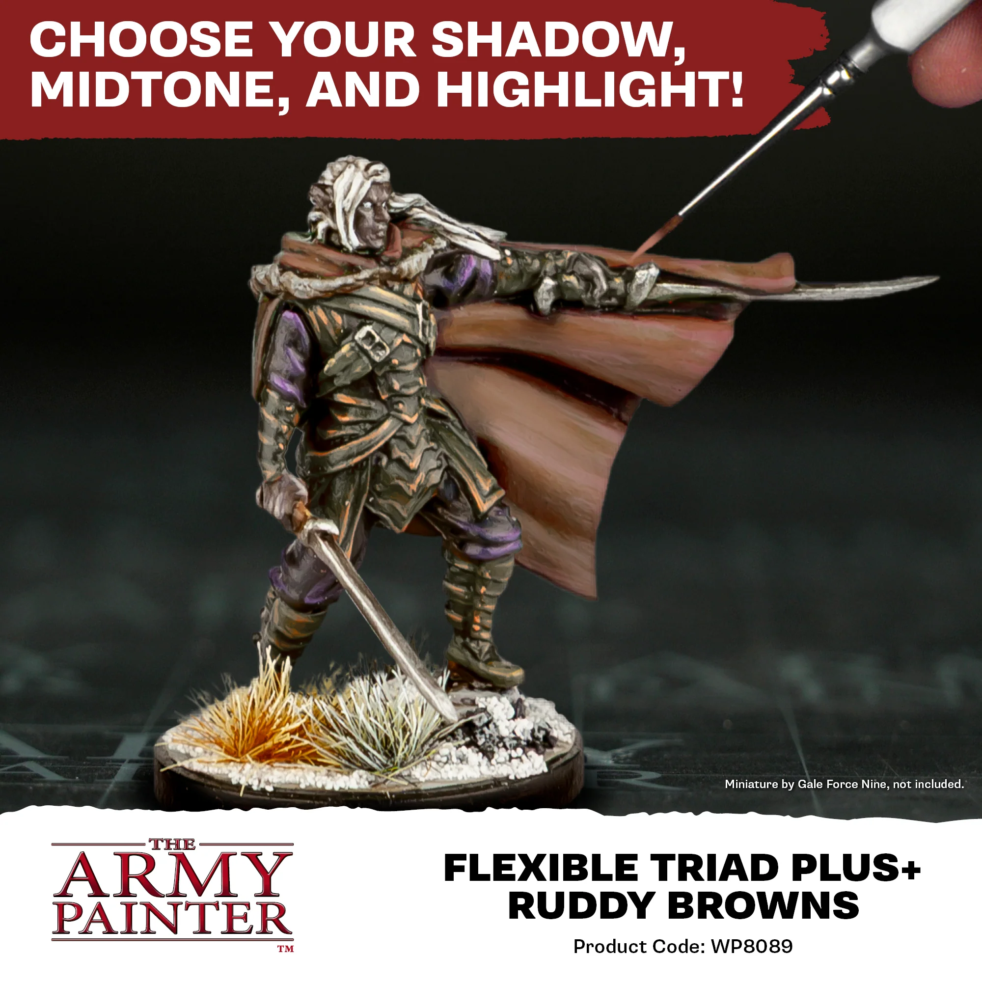Army Painter - Warpaints Fanatic - Ruddy Browns - Flexible Triad Plus Set - Image 5