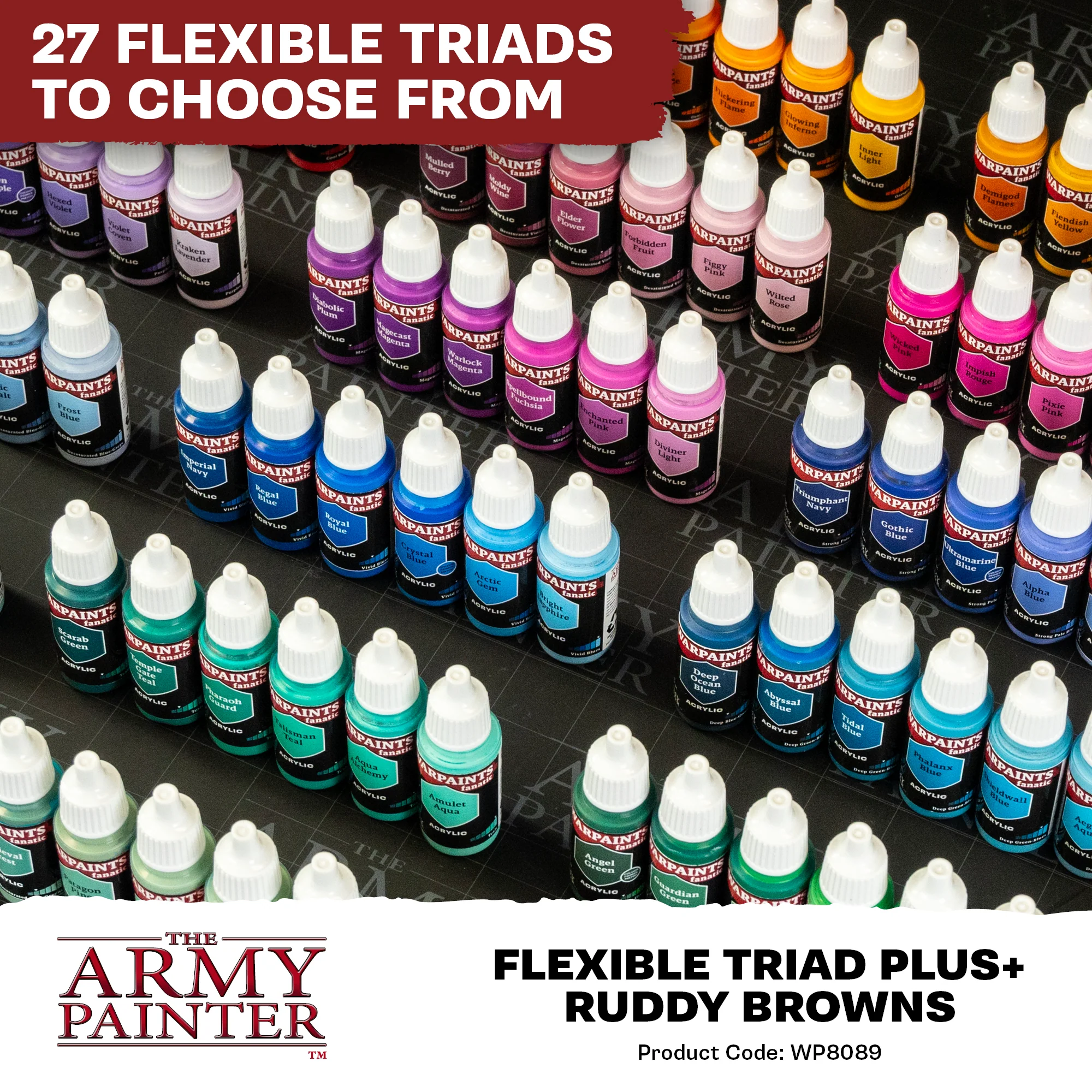 Army Painter - Warpaints Fanatic - Ruddy Browns - Flexible Triad Plus Set - Image 6