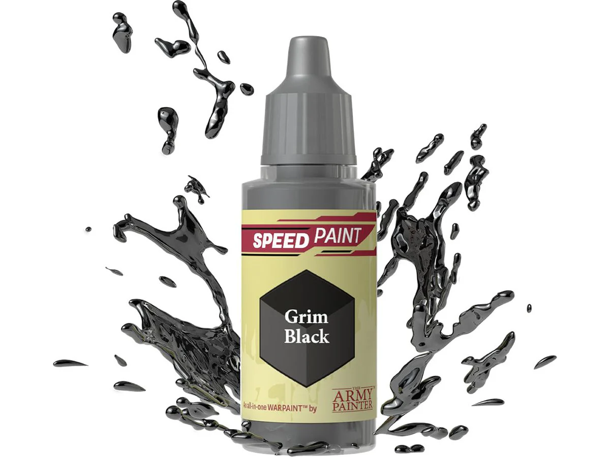 Army Painter - Warpaints - Speedpaint - Grim Black - WP2001