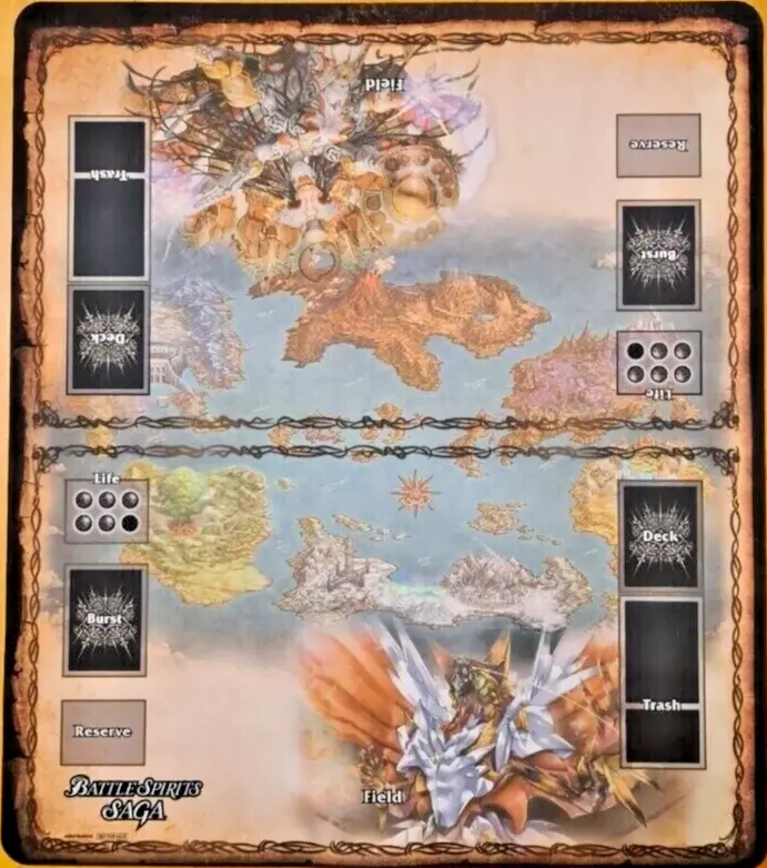 Bandai - Battle Spirits Saga - Dual Two Player Rubber Playmat