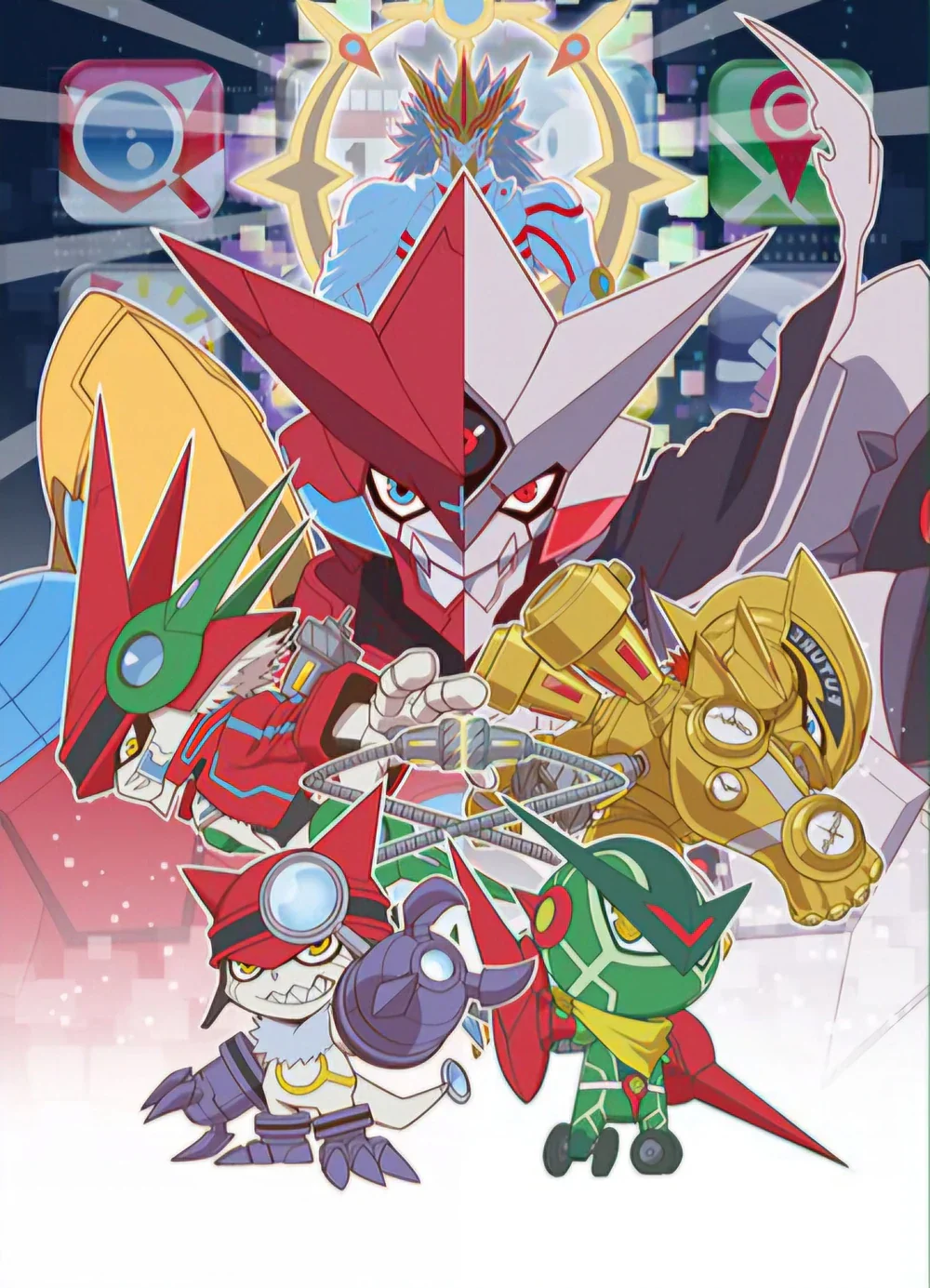 Bandai - Digimon - Appmon - Card Sleeves - Standard 60ct