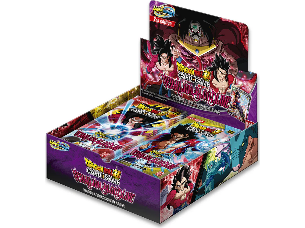 Bandai - Dragon Ball Super - Set 11 - Unison Warriors 2 - Vermillion Bloodline - 2nd Edition - Booster Box