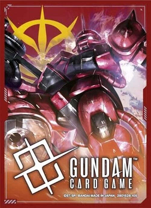 Bandai - Gundam Card Game - Official Card Sleeves - 01 - Char's Zaku II /Zeon