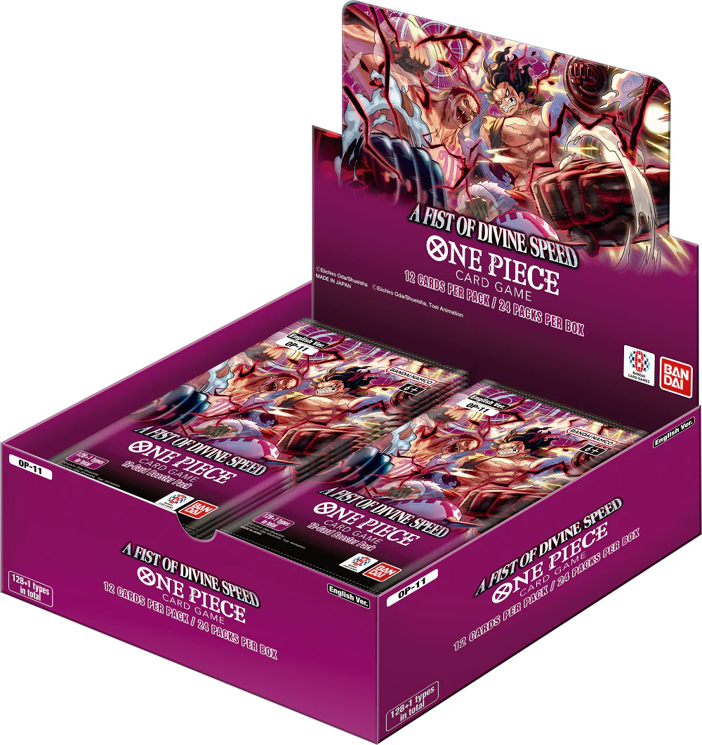 Bandai - One Piece Card Game - OP-11 - A Fist of Divine Speed - Booster Box