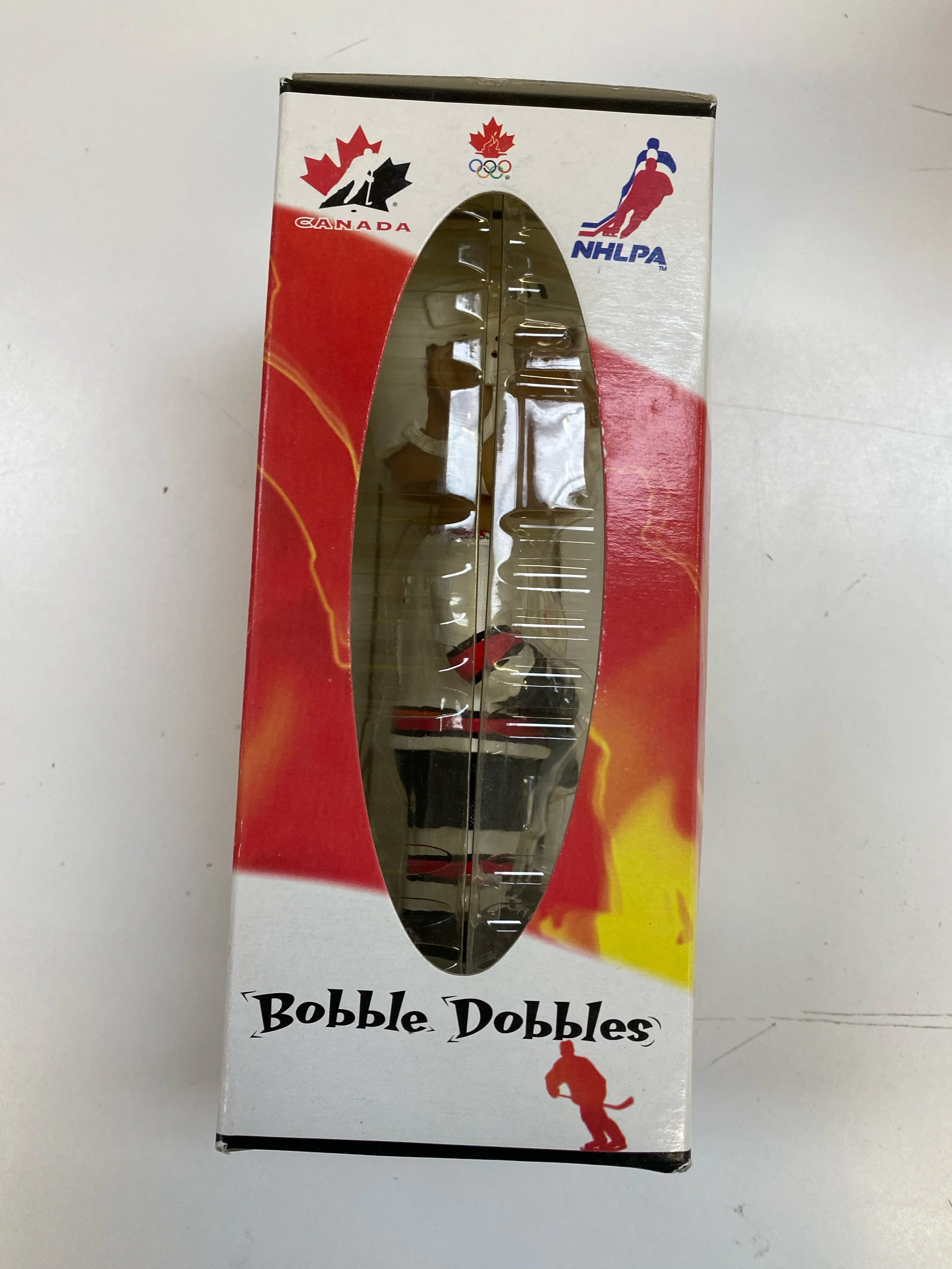 Bobble Dobbles - 2002 - Team Canada Gold Medal - Joe Sakic Hand Painted Bobble Head - Image 3