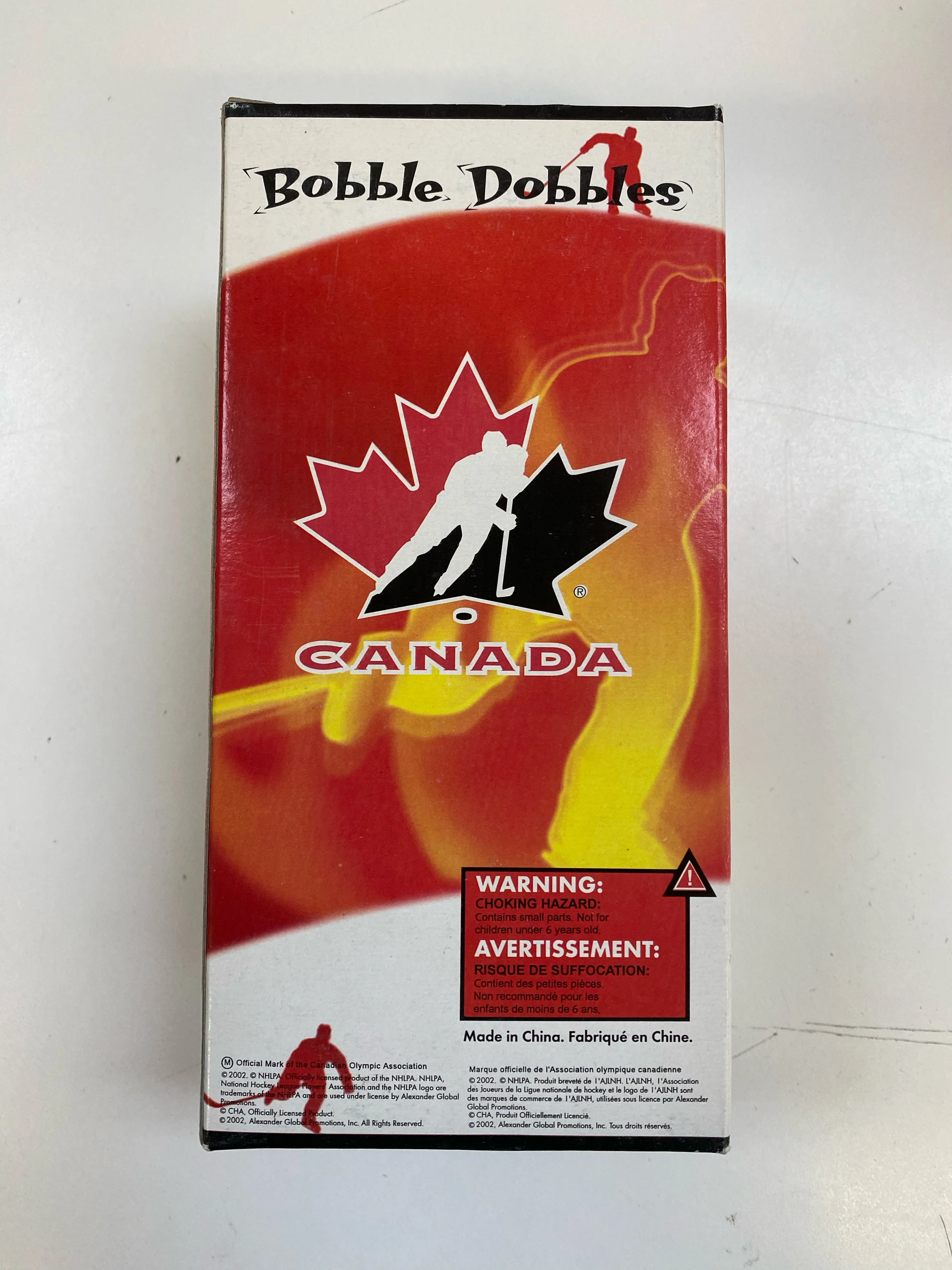 Bobble Dobbles - 2002 - Team Canada Gold Medal - Joe Sakic Hand Painted Bobble Head - Image 4