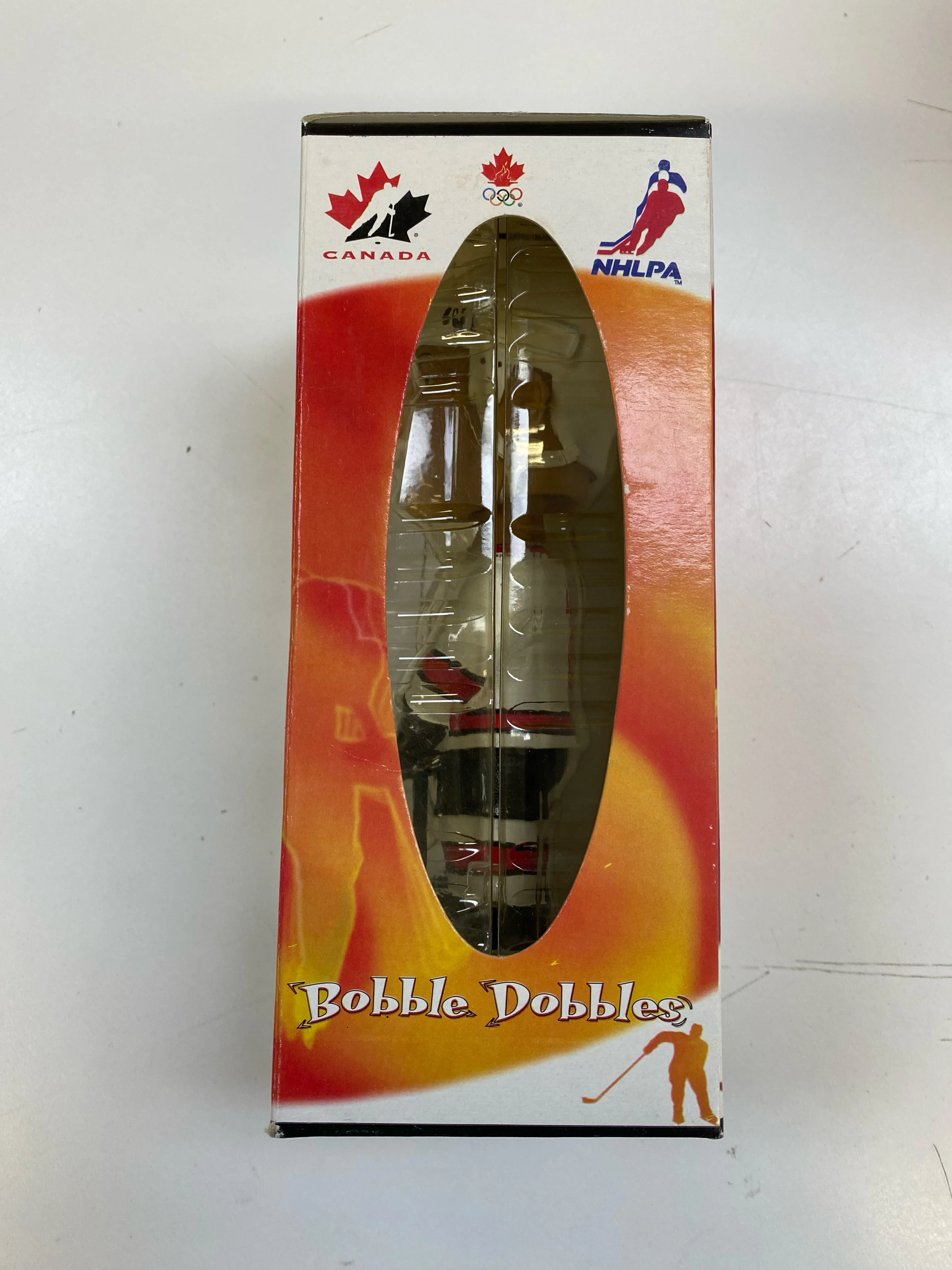 Bobble Dobbles - 2002 - Team Canada Gold Medal - Joe Sakic Hand Painted Bobble Head - Image 5