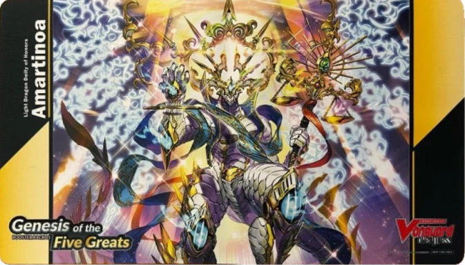 Bushiroad - Cardfight!! Vanguard - Genesis of the Five Greats - Amartinoa - Rubber Playmat