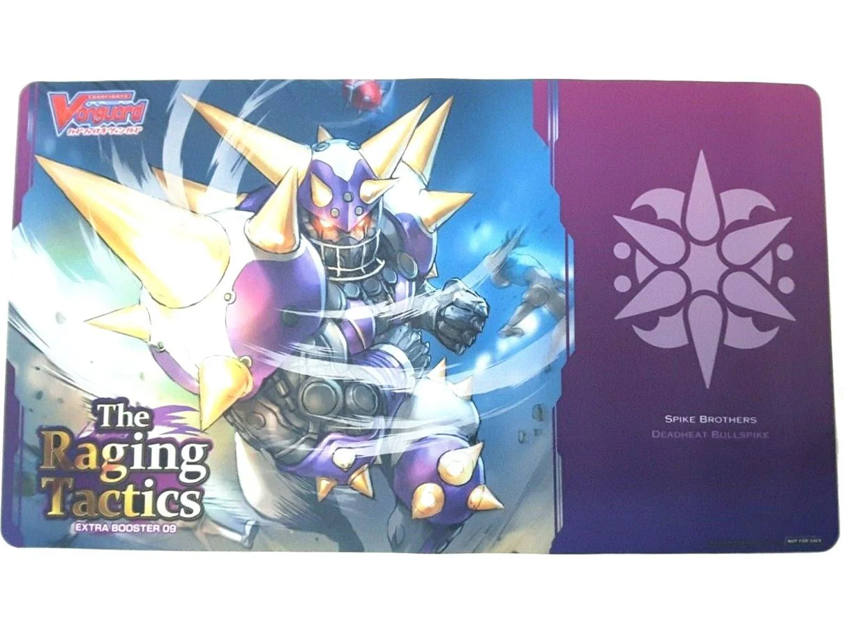 Bushiroad - Cardfight!! Vanguard - The Raging Tactics Extra - Spike Brothers Deadheat Bullspike - Rubber Playmat