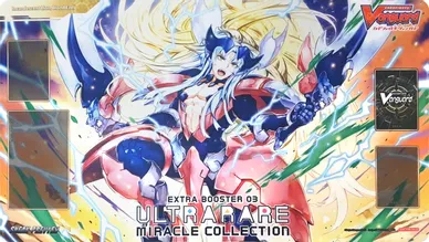 Bushiroad - Cardfight!! Vanguard - Ultrarare Miracle Collection - Incandescent Blond Ezel - Playmat
