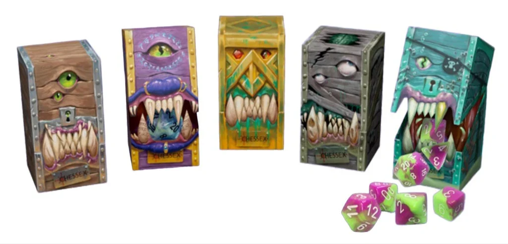 Chessex Dice - Hidden Wonders - 7-Die Polyhedral Set - Image 2