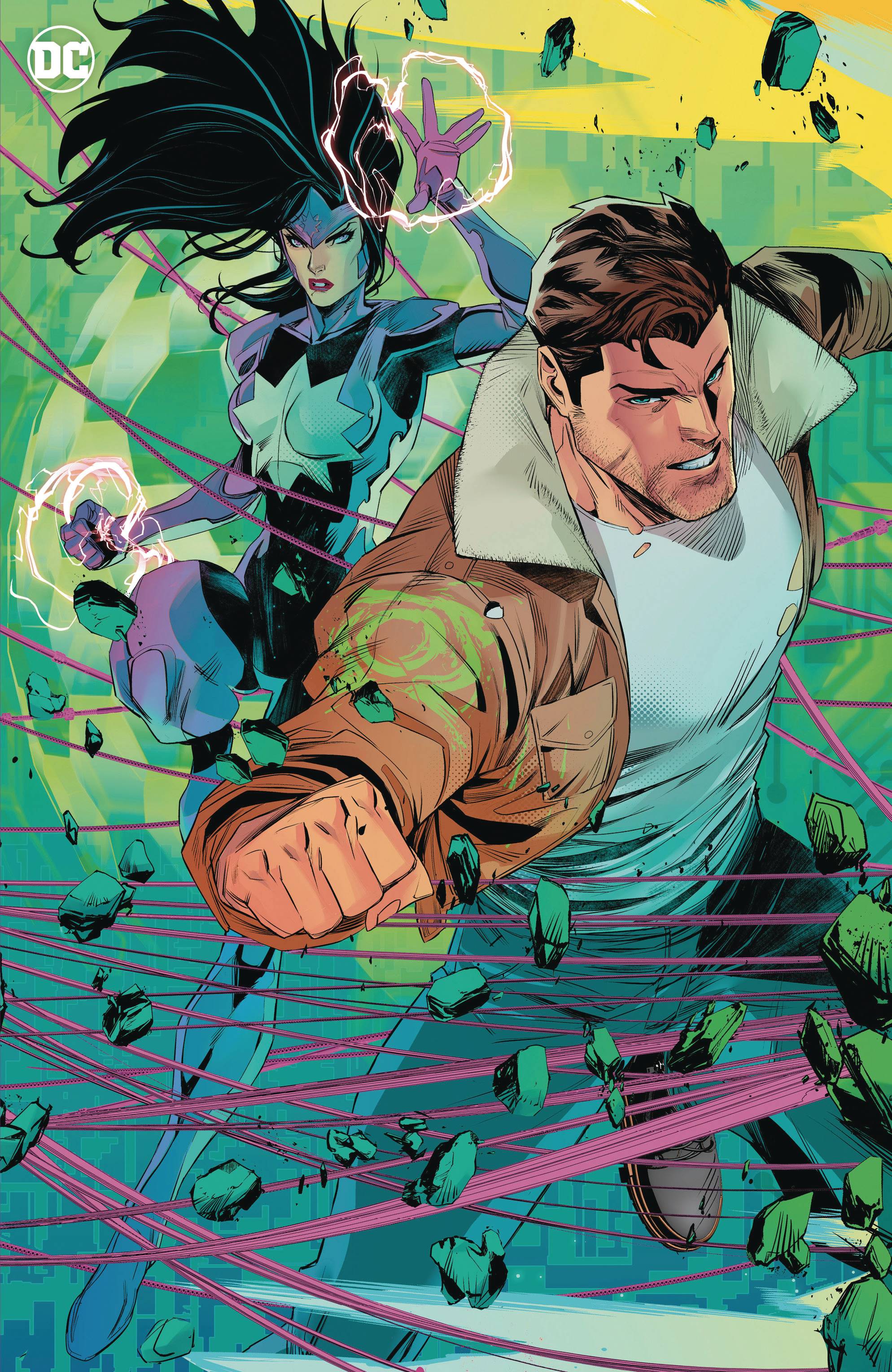 DC Comics - Absolute Power Task Force VII 003 of 7 Timms Connecting Card Stock Variant Edition (Cond. VF-) - 22425