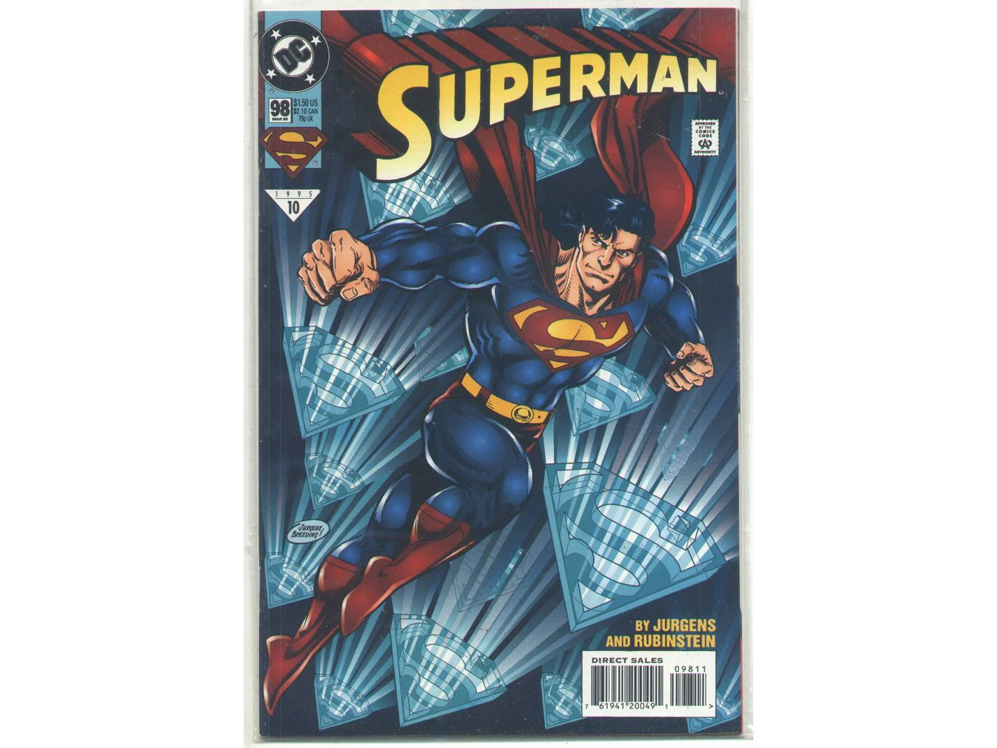 DC Comics - Superman (1987) 098 (Cond. VF-) - 19217