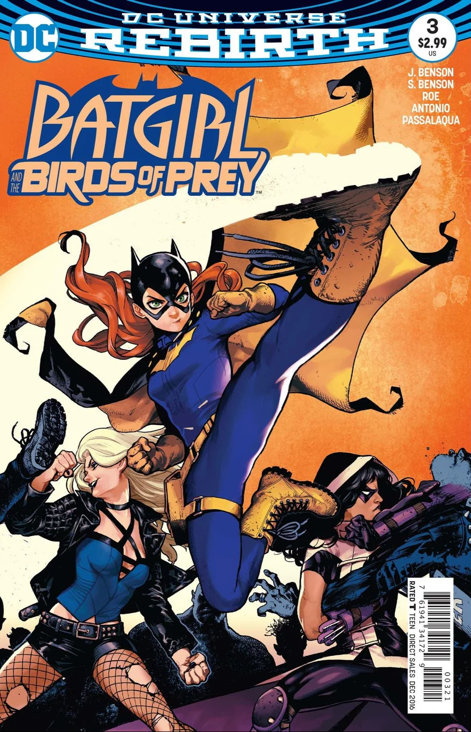 DC Comics - Batgirl and the Birds of Prey (2016) 003 - Cover B Variant Edition (Cond. VG+) - 1405