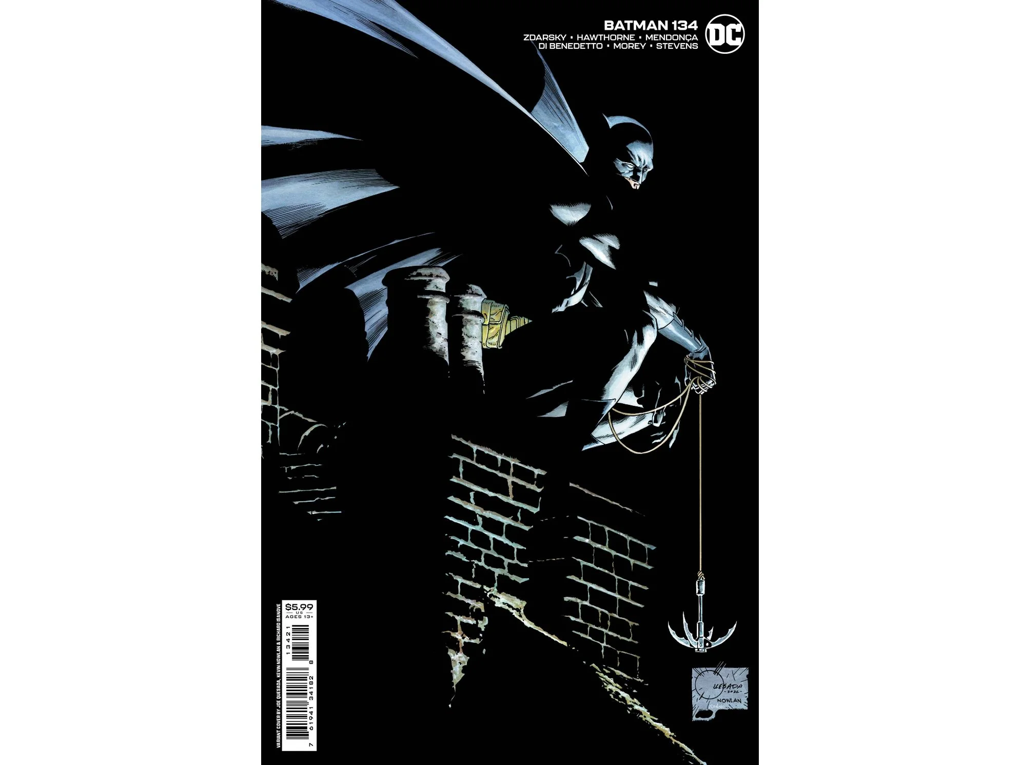 DC Comics - Batman (2023) 134 - Quesada Card Stock Variant Edition (Cond. VF-) - 16372