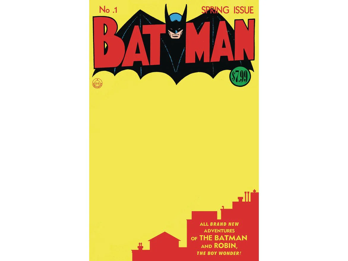 DC Comics - Batman (2023) 001 Facsimile Edition (Cond. VF-) - Blank Variant Edition - 18818