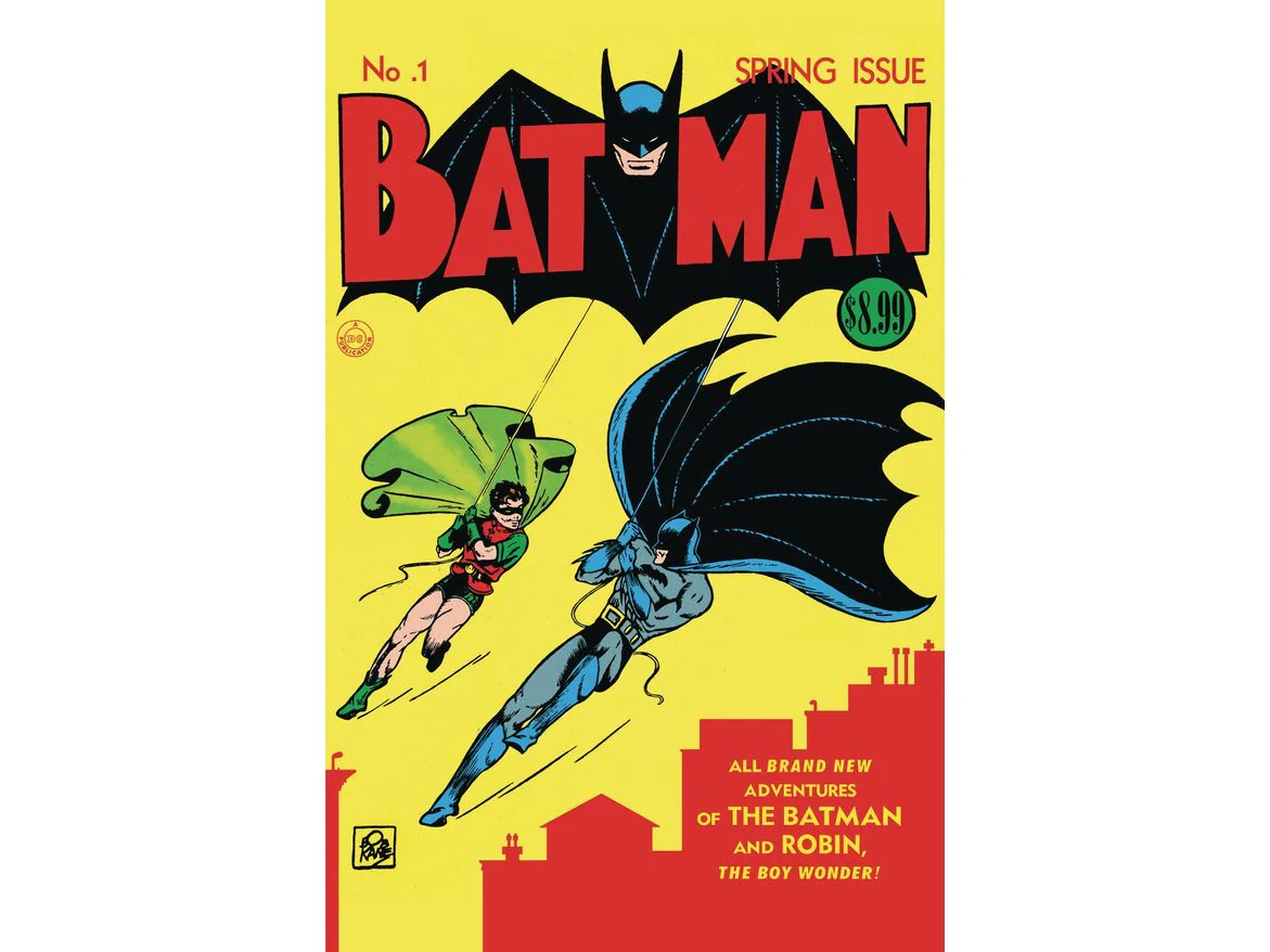 DC Comics - Batman (2023) 001 Facsimile Bob Kane Jerry Robinson Foil Variant Edition (Cond. VF-) 22362