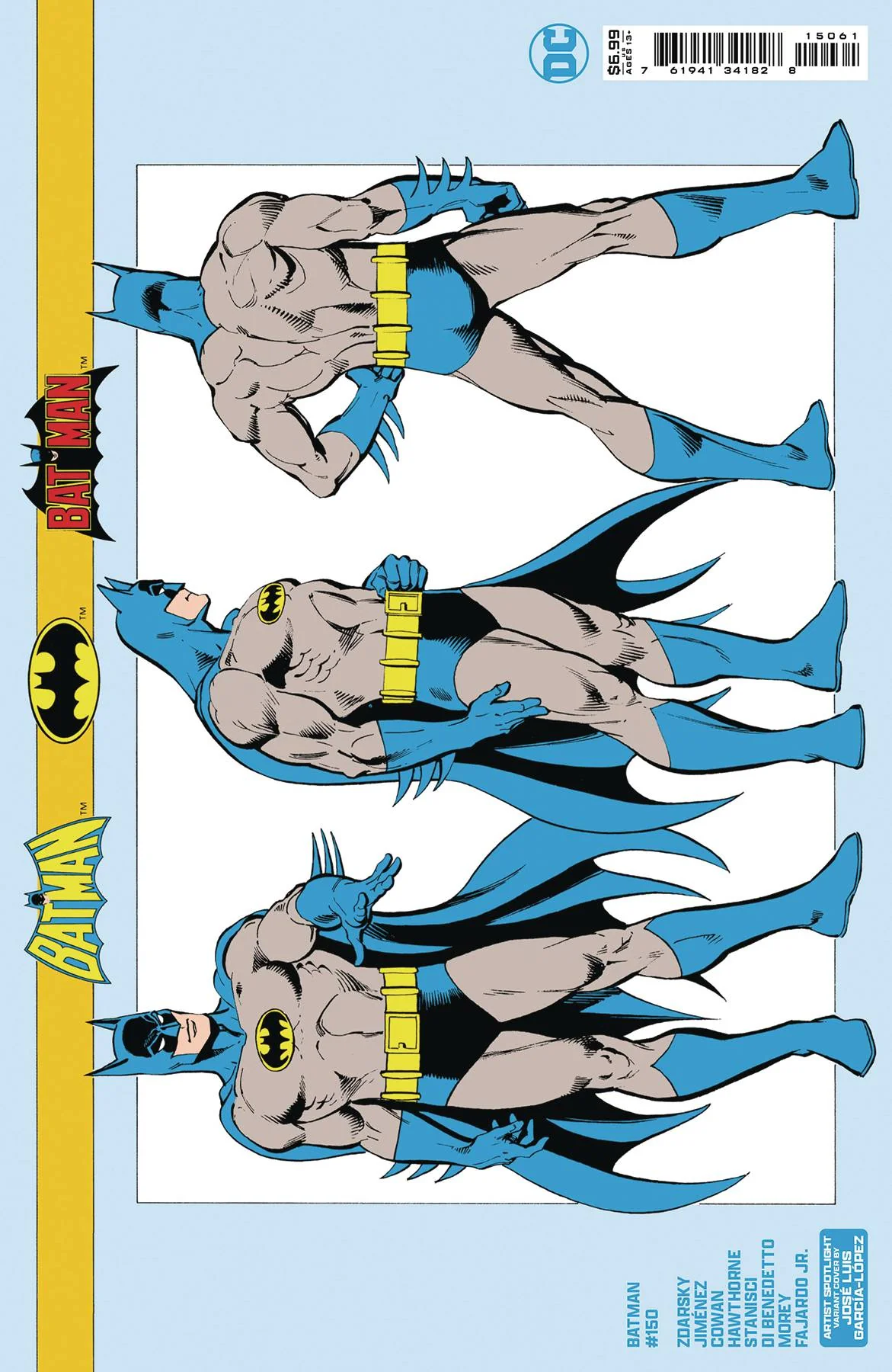 DC Comics - Batman (2023) 150 Garica-Lopez Artist Spotlight Wrap Card Stock Variant Edition (Cond. VF-) 22270