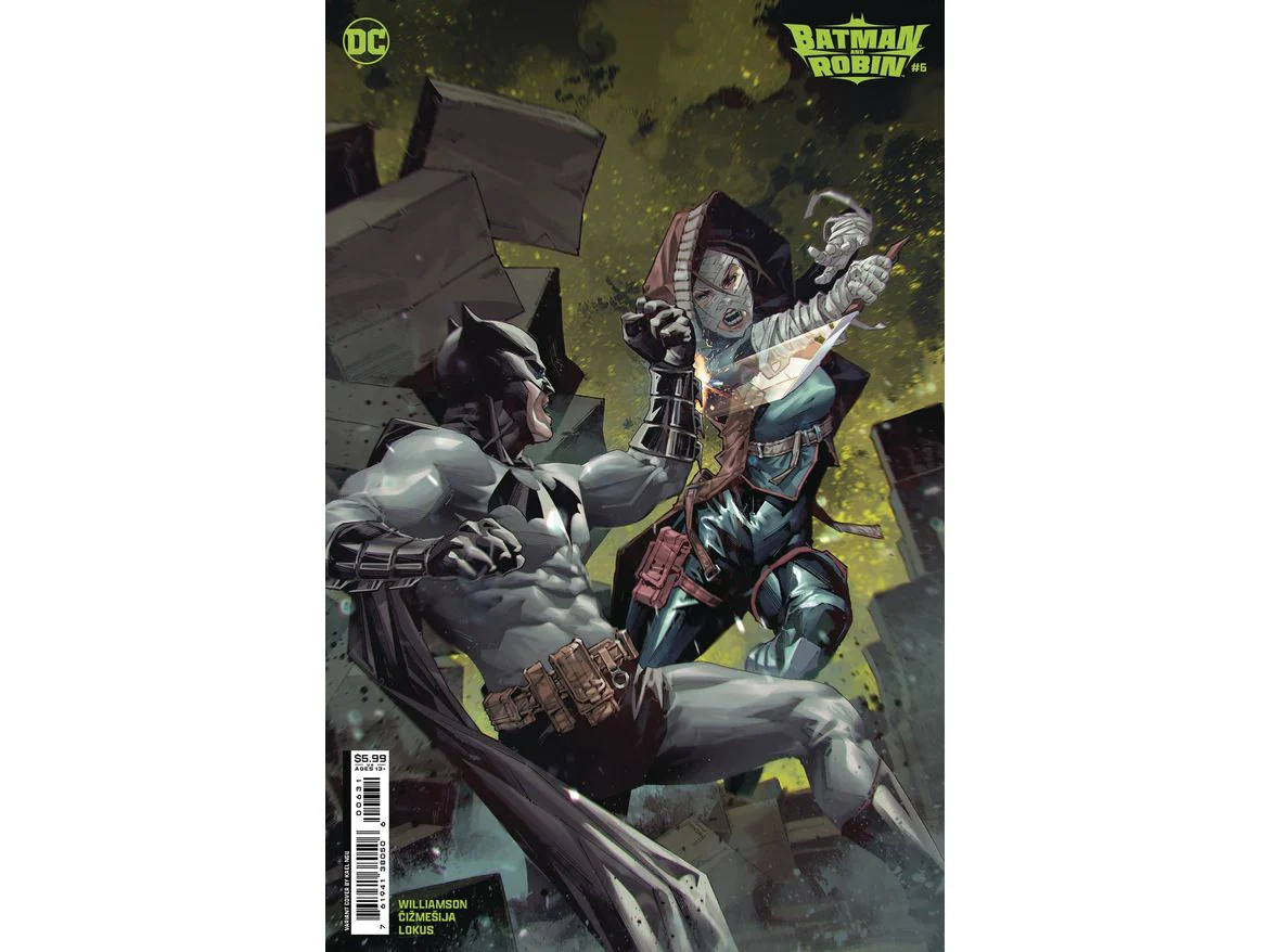 DC Comics - Batman and Robin 006 (Cond. VF-) - Kael Ngu Card Stock Variant Edition 20897