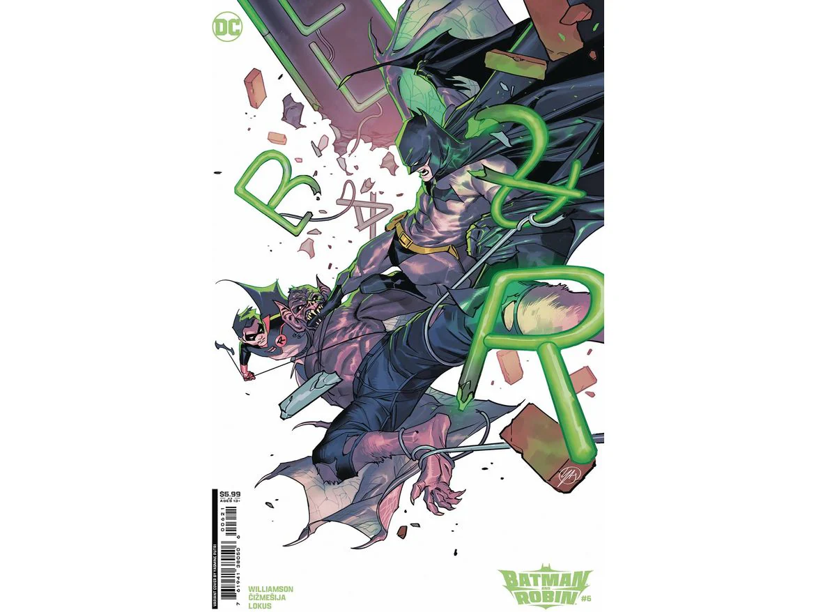 DC Comics - Batman and Robin 006 (Cond. VF-) - Yasmine Putri Card Stock Variant Edition 20894