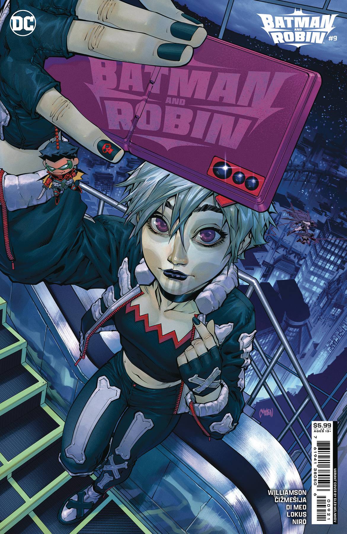 DC Comics - Batman and Robin 009 (Cond. VF-) Card Stock Variant - 21541