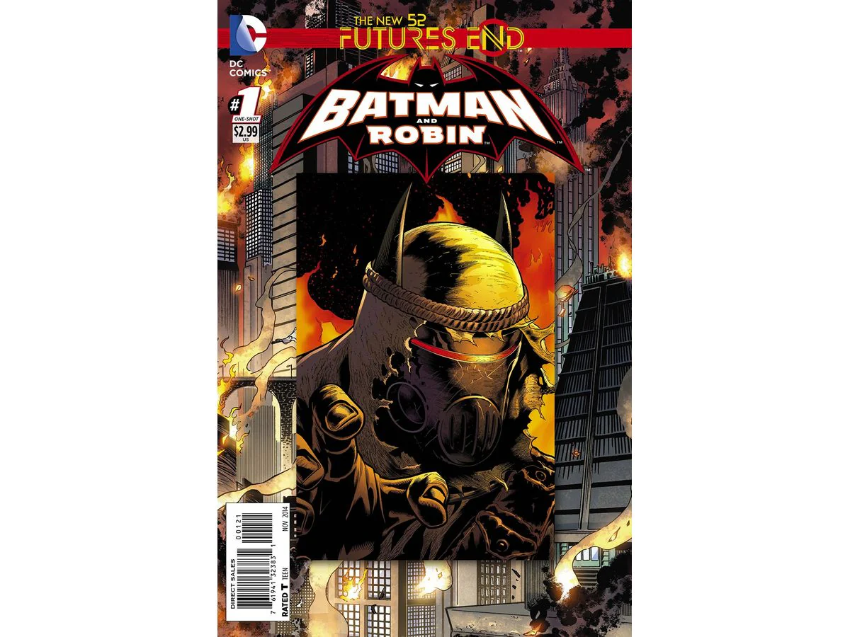 DC Comics - Batman & Robin Futures End (2014) 001 - Cover B Non-Lenticular Variant Edition (Cond. VF-) - 19460 - Image 2