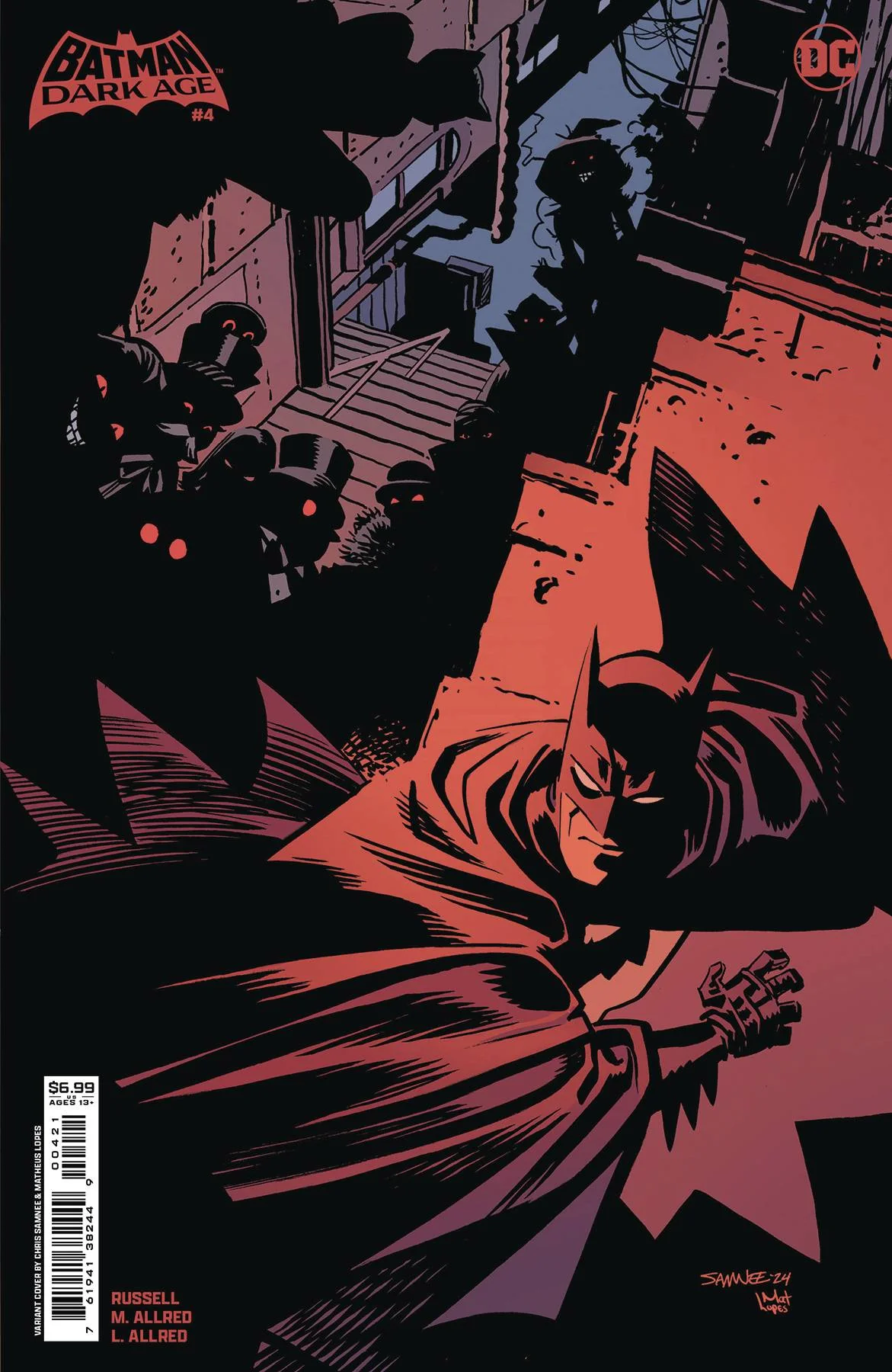 DC Comics - Batman Dark Age 004 (of 6) Chris Samnee Card Stock Variant Edition (Cond. VF-) - 22408