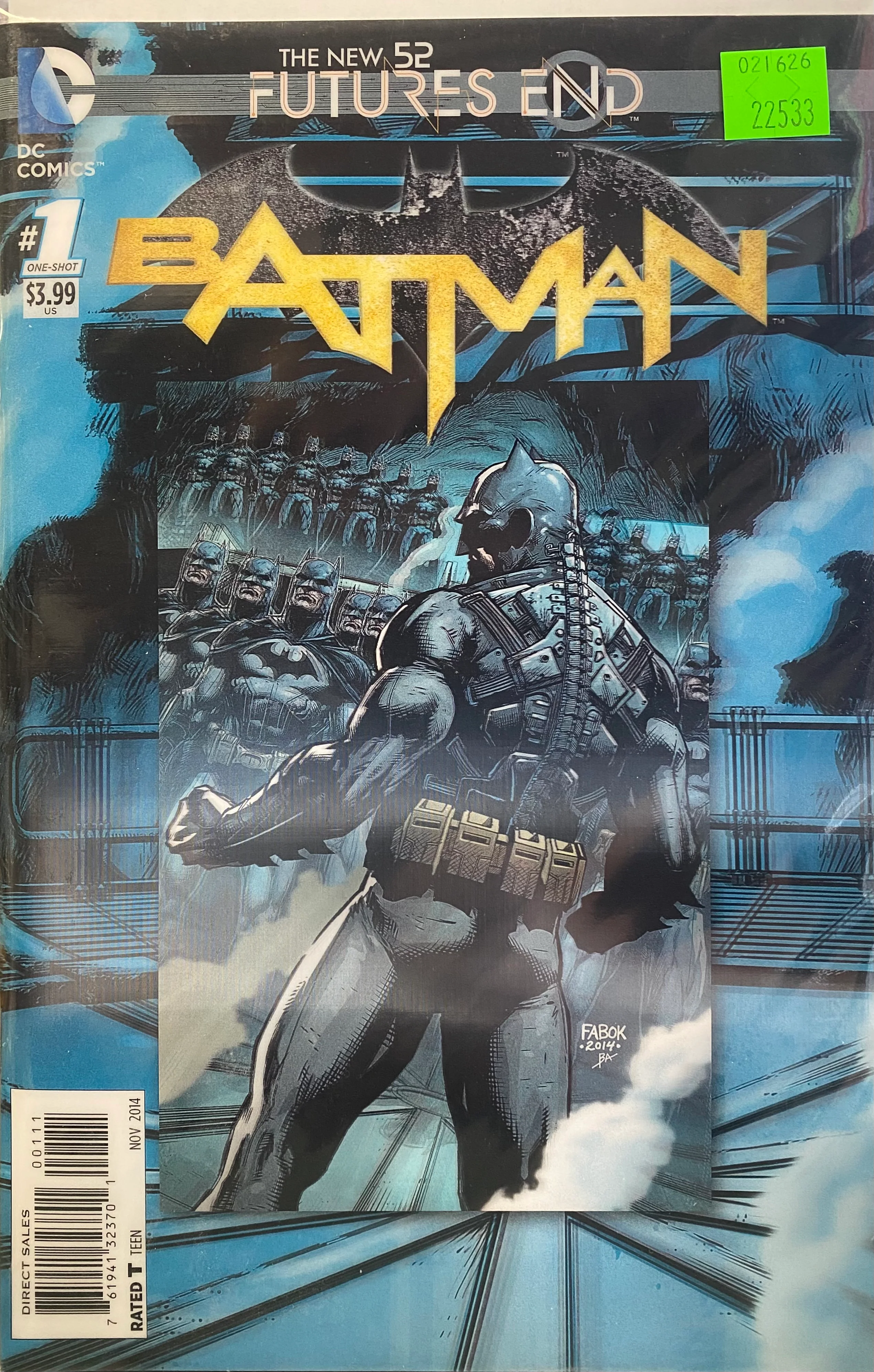 DC Comics - Batman Futures End (2014) 001 - Cover A Lenticular Variant Edition (Cond. FN+) - 22533