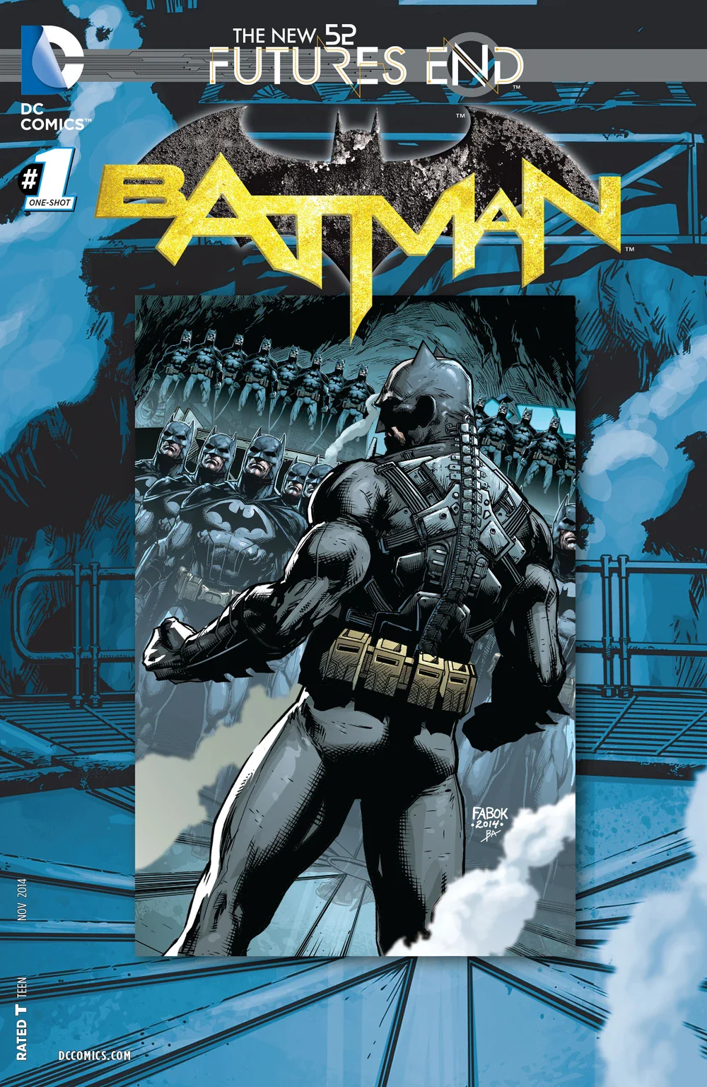 DC Comics - Batman Futures End (2014) 001 - Cover A Lenticular Variant Edition (Cond. FN+) - 22533 - Image 2