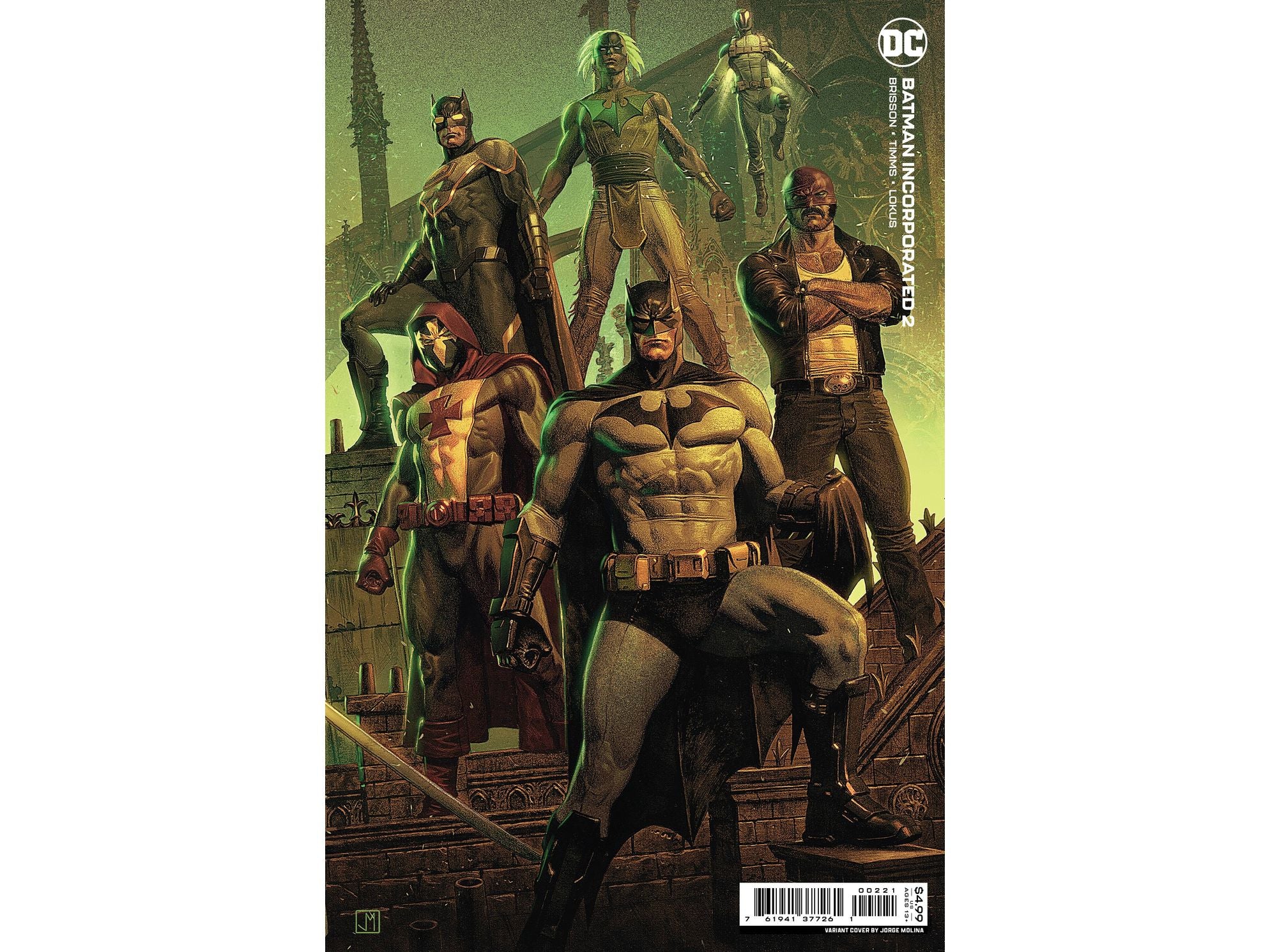 DC Comics - Batman: Incorporated (2022) 002 - CVR B Molina Variant Edition (Cond. VF- 7.5) - 16341