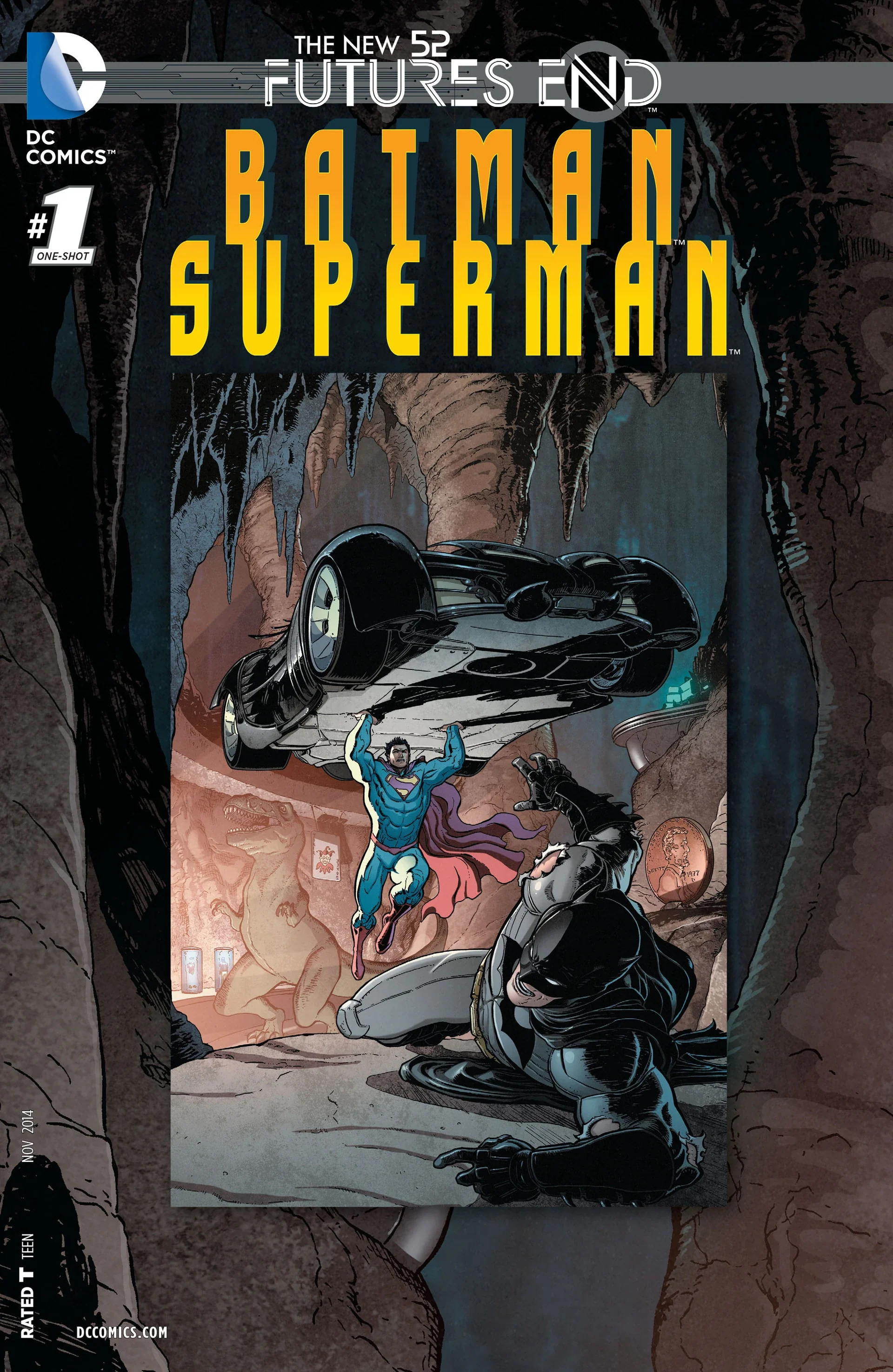 DC Comics - Batman Superman Futures End 001 - Non-Lenticular Cover Variant Edition (Cond. VF-) - 22001