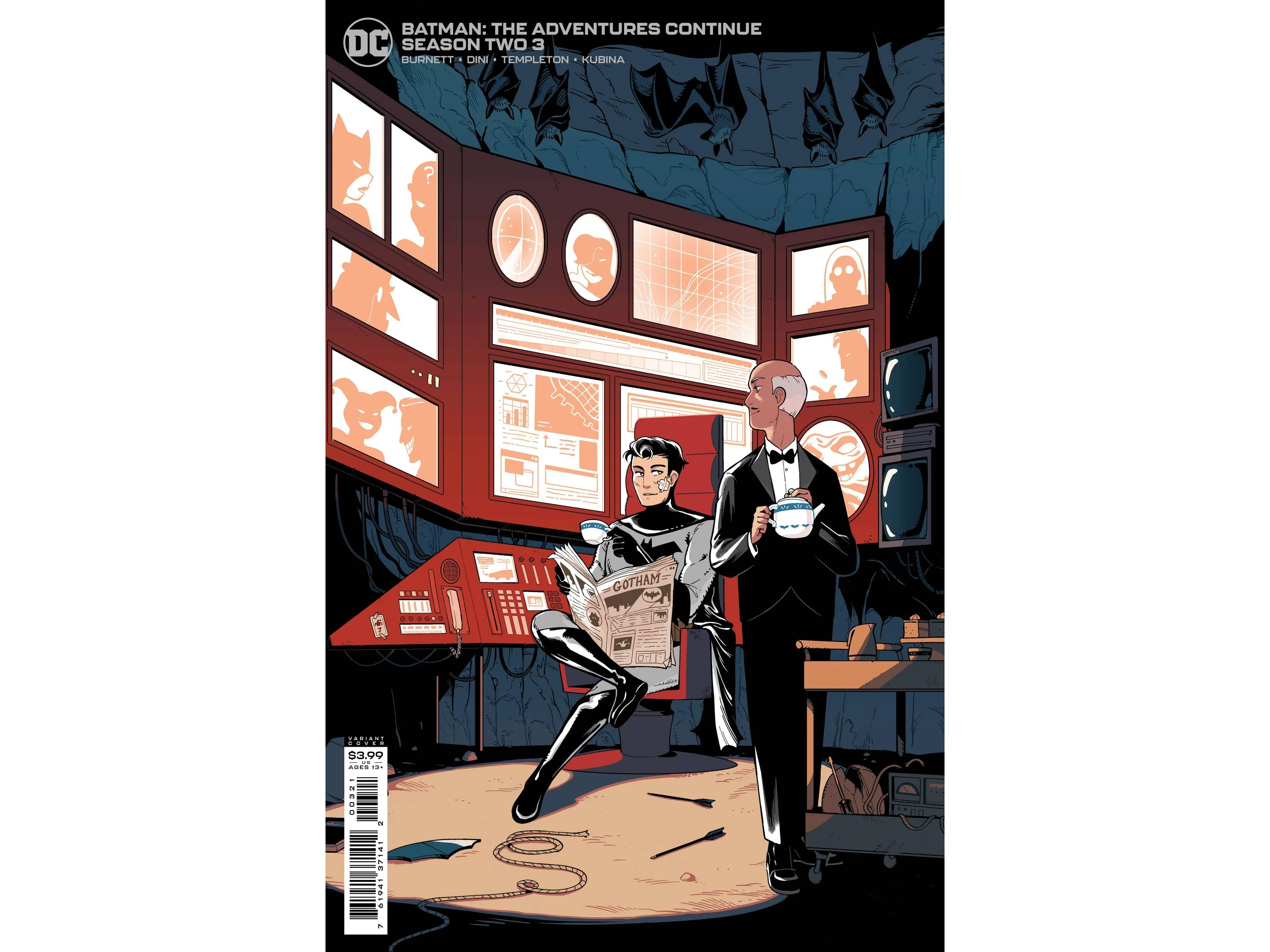 DC Comics - Batman the Adventures Continue Season II 003 - Card Stock Variant Edition (Cond. VF-) - 12256