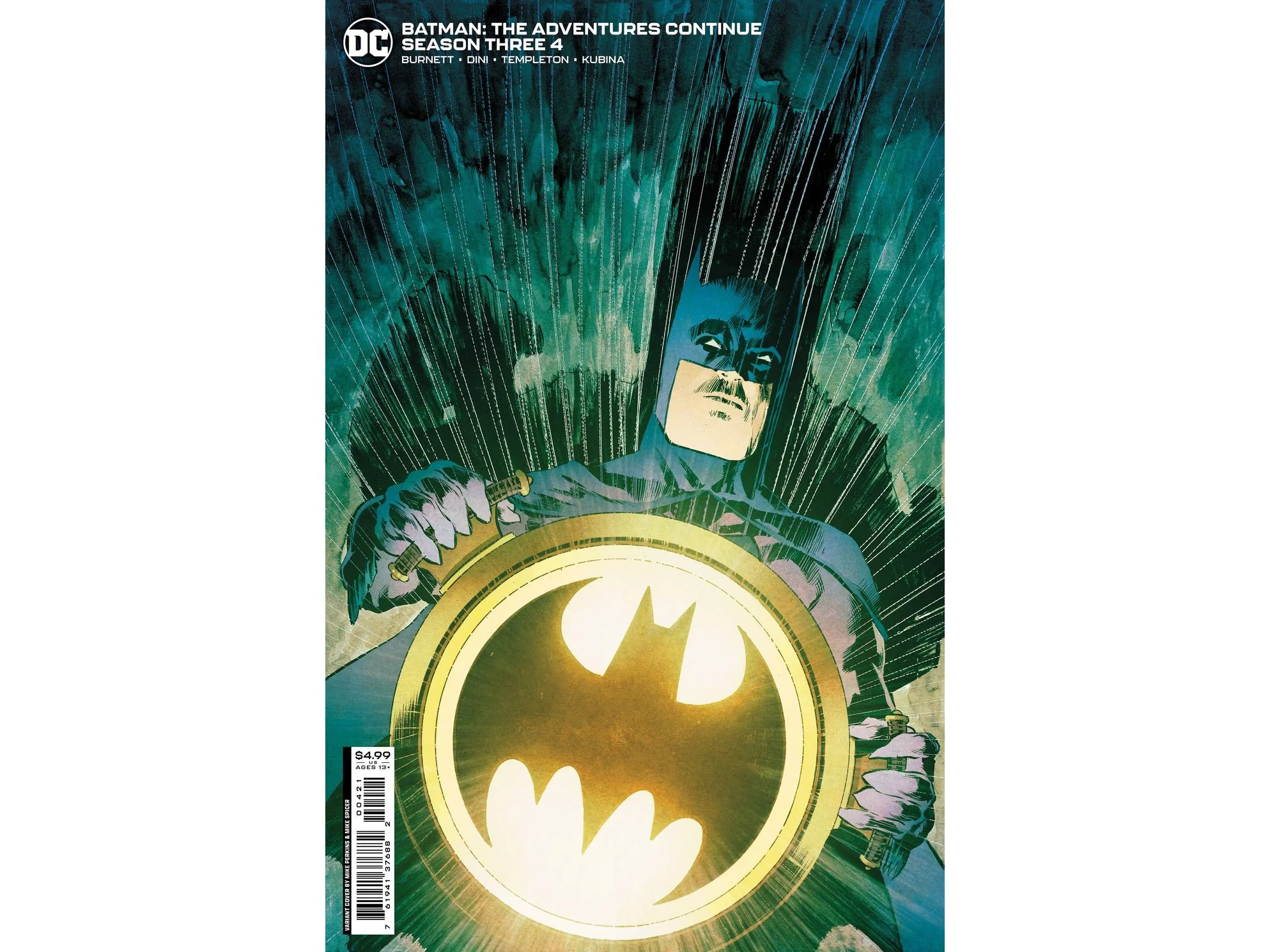 DC Comics - Batman the Adventures Continue Season III (2023) 004 - Perkin Card Stock Variant Edition (Cond. VF-) - 16392