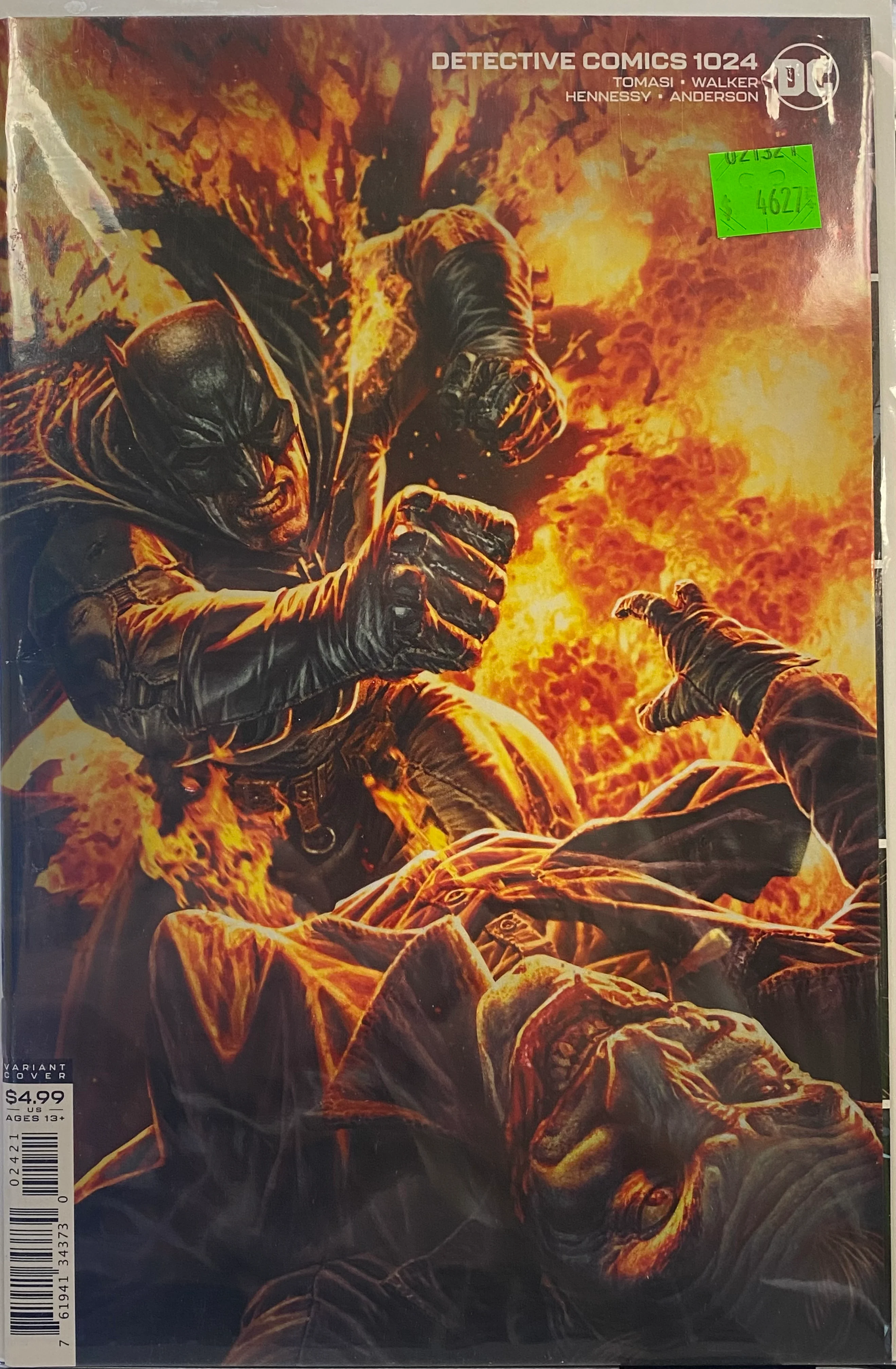 DC Comics - Detective Comics (2016 3rd Series) 1024 - Cover B Lee Bermejo Variant Edition (Cond. VF-) - 4627