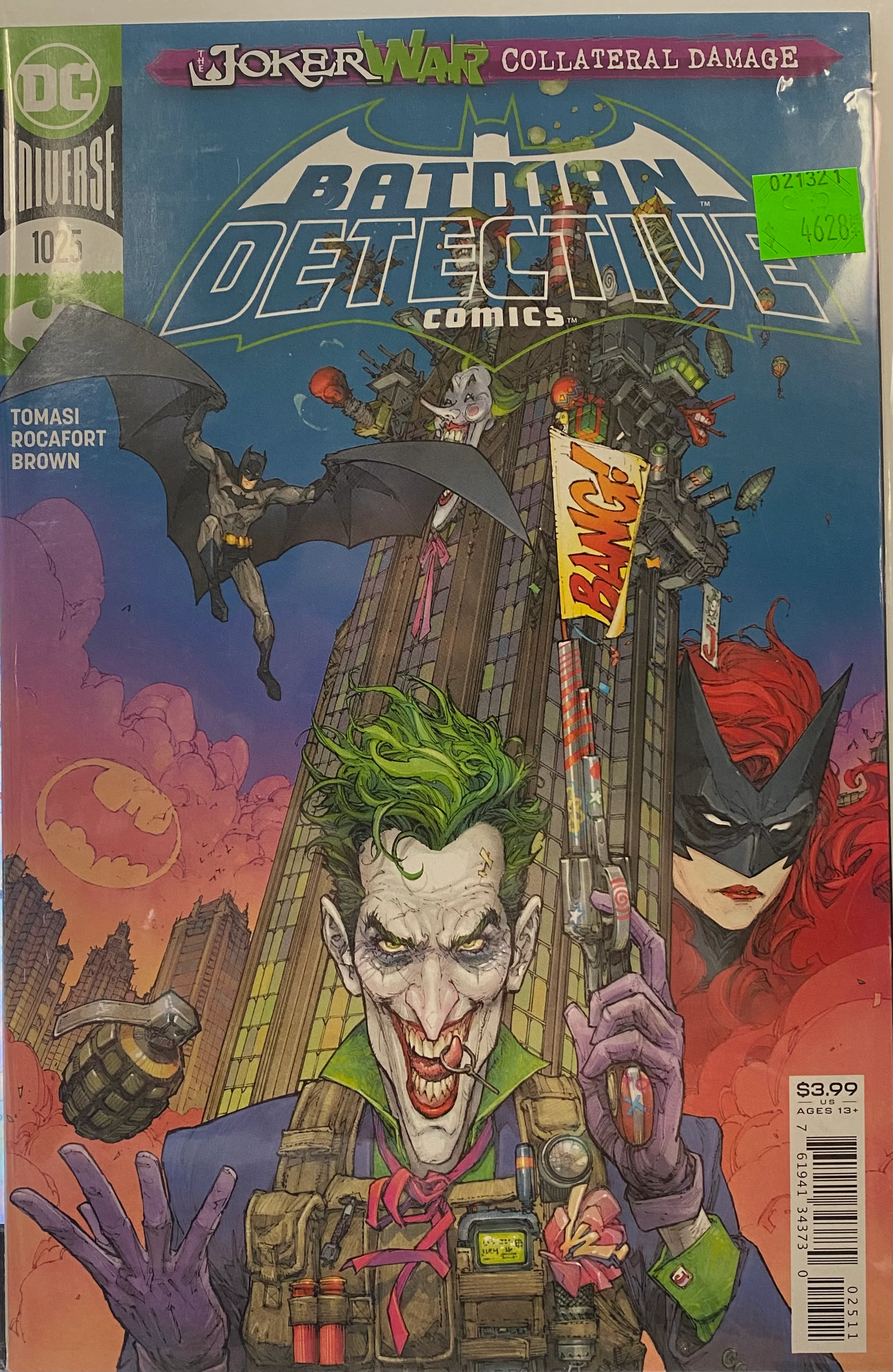 DC Comics - Detective Comics (2016 3rd Series) 1025 (Cond. VF-) - 4628