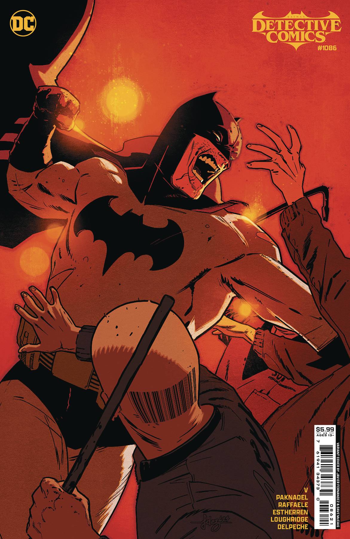 DC Comics - Detective Comics 1086 Javier Fernandez Card Stock Variant Edition (Cond. VF-) 22227