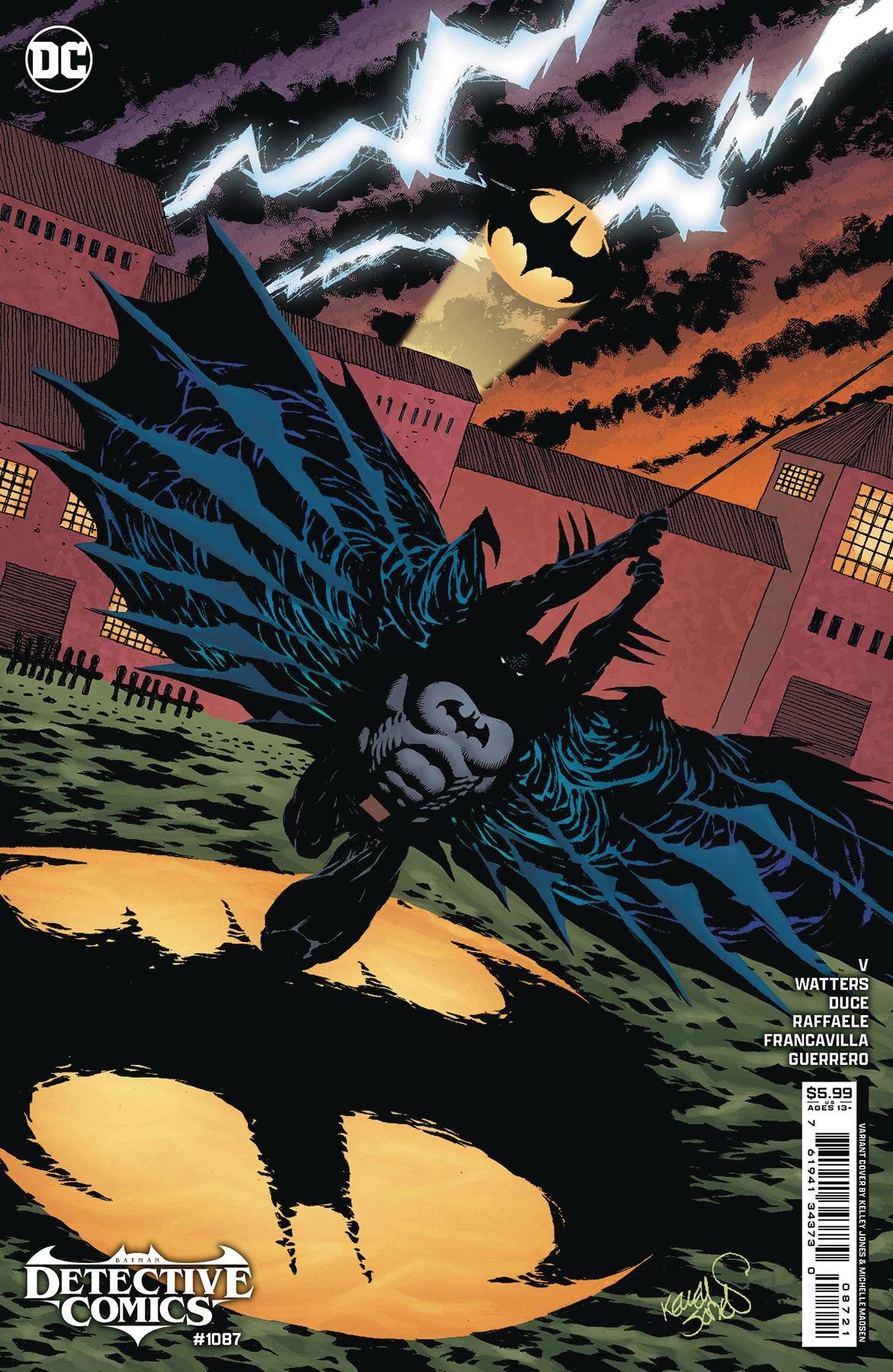 DC Comics - Detective Comics 1087 Kelley Jones Card Stock Variant Edition (Cond. VF-) - 22395